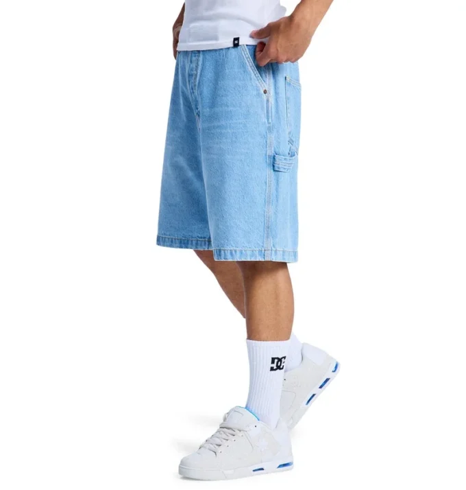 Herren-Baggy-Jeansshort-Carpenter-Shorts Herren-Baggy-Jeansshort-Carpenter-Shorts