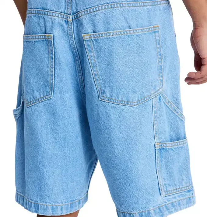 Herren-Baggy-Jeansshort-Carpenter-Shorts Herren-Baggy-Jeansshort-Carpenter-Shorts