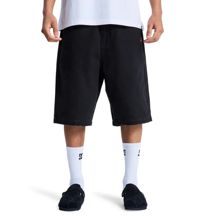 Herren-Shorts mit 5 Taschen im Used-Look