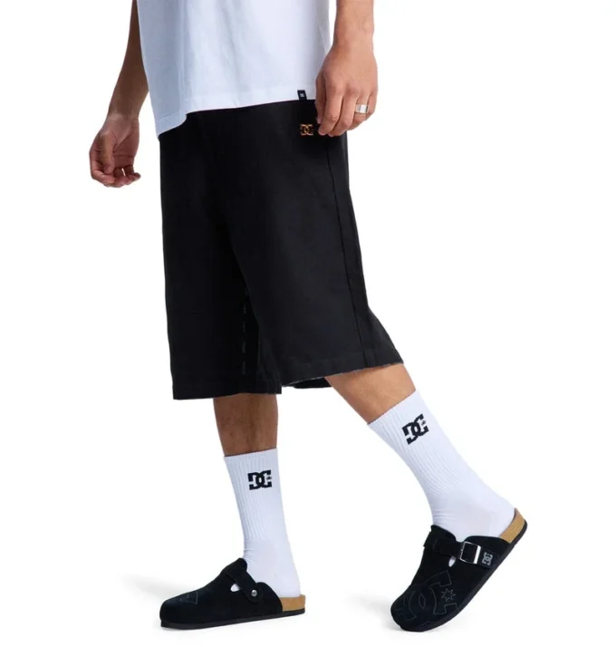 Herren-Shorts mit 5 Taschen im Used-Look